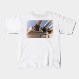 Cannons of USS Missouri (BB-63) Kids T-Shirt